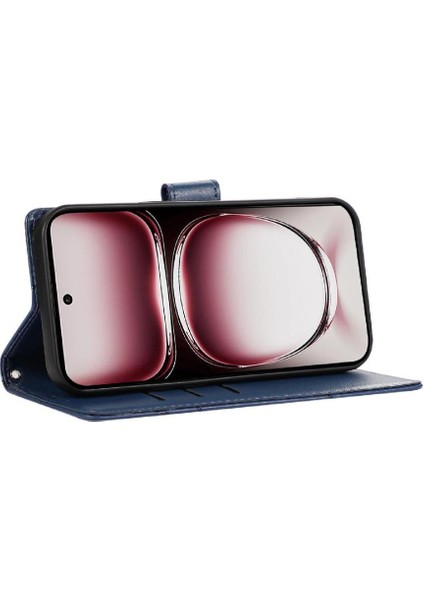 Oppo Oppo 12 Pro 5g Için Flip Case Üç Kart Yuvaları Darbeye Kickstand (Yurt Dışından) modelleri