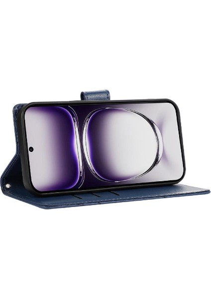 Oppo Oppo 12 5g Için Flip Case Kickstand Üç Kart Yuvaları Şok Emici (Yurt Dışından) modelleri