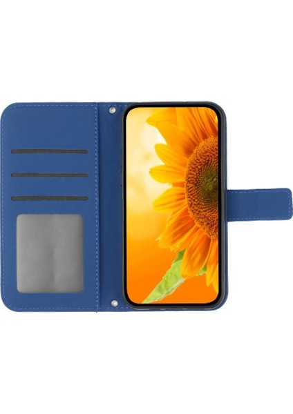 Realme C65 4g Flip Cüzdan Kredi Kartı Için Kılıf Pu Deri Kapak Çevirin Kart (Yurt Dışından)