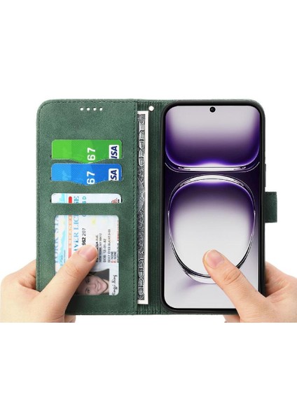 Oppo Oppo 12 5g Nakit Cep Manyetik Kapatma Kart Yuvaları Için Flip Case (Yurt Dışından) modelleri