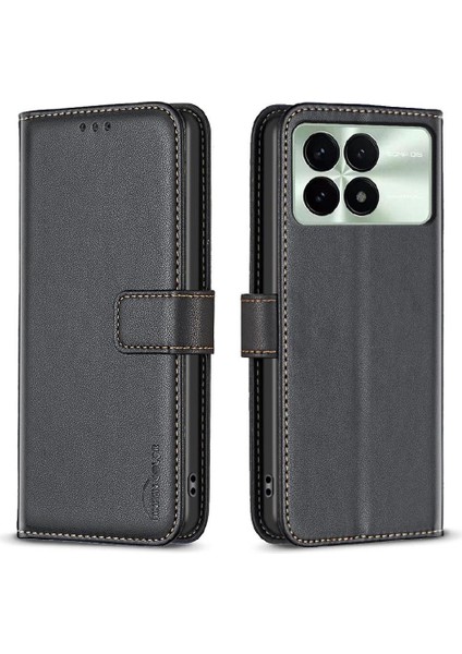 Xiaomi Poco F6 Pro Kılıf Için Flip Case Iş Cüzdan Çoklu Kart (Yurt Dışından)