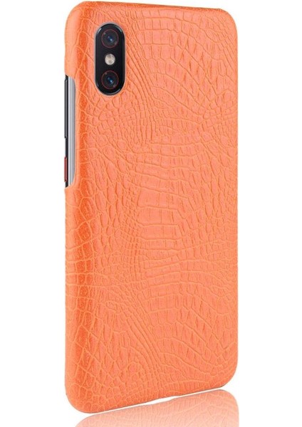 Xiaomi Mi 8 Pro Anti Scratch Klasik Timsah Için Şık Klasik Durumda (Yurt Dışından)