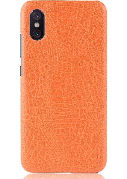 Xiaomi Mi 8 Pro Anti Scratch Klasik Timsah Için Şık Klasik Durumda (Yurt Dışından)
