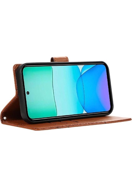 Xiaomi Poco M6 Pro 4g Için Flip Case Şok Emici Kickstand Darbeye (Yurt Dışından)