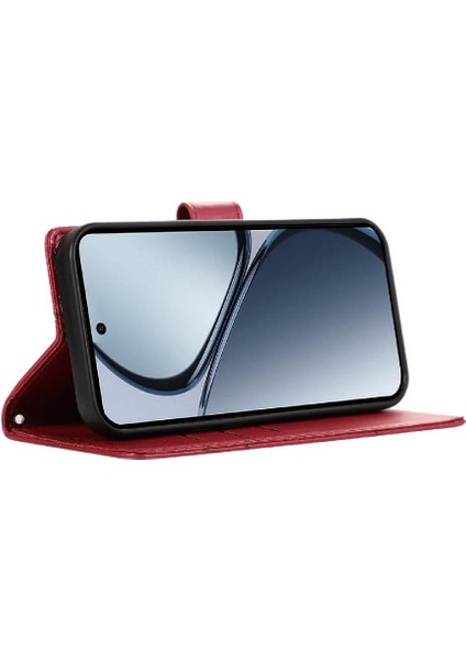 Realme C65 Üç Kart Yuvaları Için Flip Case Kickstand Şok Emici (Yurt Dışından) fırsatları