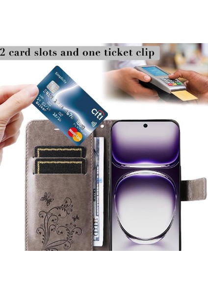 Kart Yuvası Standı Flip Pu ile Oppo Oppo 12 5g Darbeye Dayanıklı Kapak Için Kılıf (Yurt Dışından) modelleri