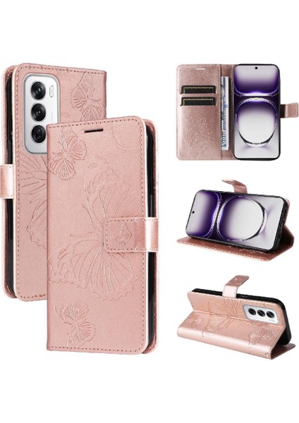 Kart Yuvası Standı Flip Pu ile Oppo Oppo 12 5g Darbeye Dayanıklı Kapak Için Kılıf (Yurt Dışından)