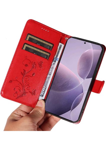 Xiaomi Redmi K70 Cüzdan Telefon Kılıfı Için Kılıf Kabartmalı Kelebek ile Yüksek (Yurt Dışından) indirimleri