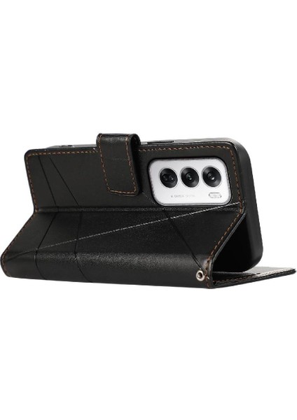 Oppo Oppo 12 5g Için Flip Case Kickstand Üç Kart Yuvaları Şok Emici (Yurt Dışından) fırsatları