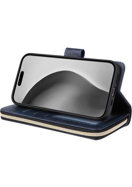 IPhone 16 Için Kılıf Pro Max Cüzdan Kılıf ile 9 Kart Yuvaları ile Kapak Çevirin (Yurt Dışından)