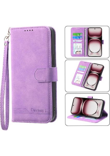 Oppo Oppo 12 Pro 5g Premium Bileklik Kart Yuvaları Nakit Cep Için Flip Case (Yurt Dışından)