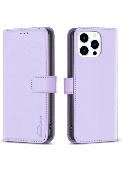 IPhone 15 Pro Çoklu Kart Yuvası Çok Renkli Iş Cüzdanı Için Flip Case (Yurt Dışından)