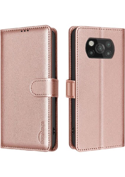 Xiaomi Poco X3 Nfc Cüzdan Manyetik Kart Tutucu Kickstand Pu Için Flip Case (Yurt Dışından)