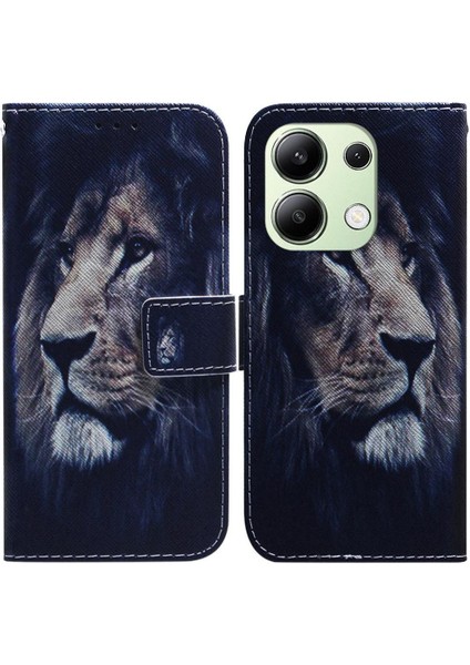 Xiaomi Redmi Not 13 Için Flip Case 4g Manyetik Kapatma Cüzdan Kart Yuvaları (Yurt Dışından)