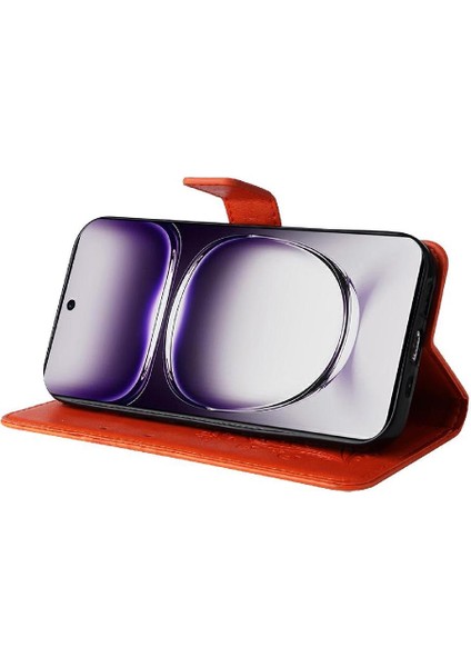 Kart Yuvası Standı Flip Pu ile Oppo Oppo 12 5g Darbeye Dayanıklı Kapak Için Kılıf (Yurt Dışından) modelleri