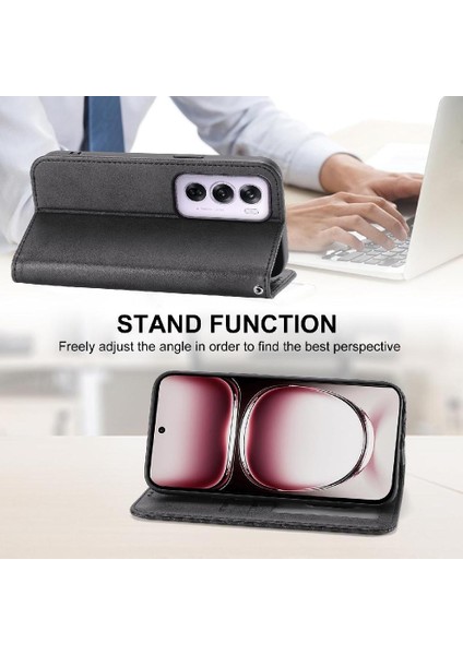 Oppo Oppo 12 Pro 5g Için Flip Case Standı El Kayışı Eşkenar Dörtgen Şekli Günlük Kullanım (Yurt Dışından) fırsatları