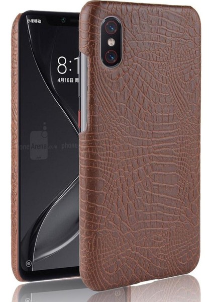 Xiaomi Mi 8 Pro Anti Scratch Klasik Timsah Için Şık Klasik Durumda (Yurt Dışından)
