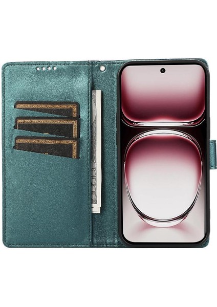 Oppo Oppo 12 Pro 5g Için Flip Case Üç Kart Yuvaları Darbeye Kickstand (Yurt Dışından) fırsatları