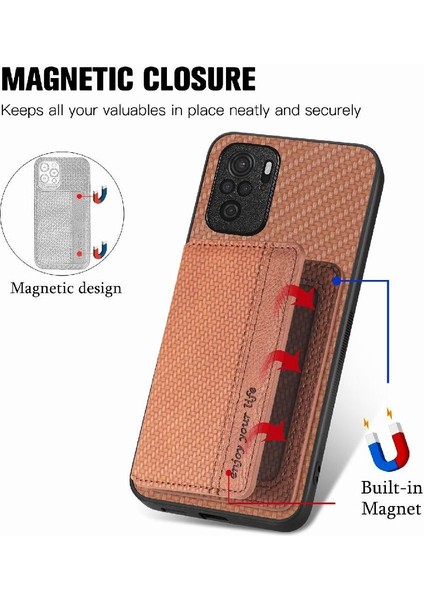 Xiaomi Redmi Için Not 10 4g Manyetik Kart Tutucu Rfıd Engelleme Standı (Yurt Dışından) fırsatları