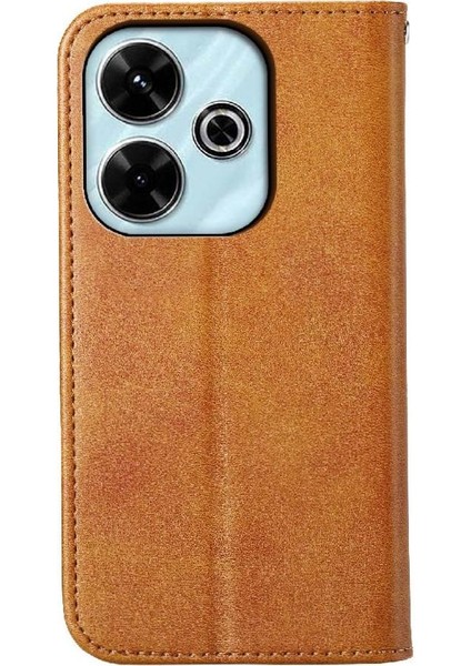 Xiaomi Redmi Not 13R Için Flip Case 5g Cüzdan El Kayışı Eşkenar Dörtgen Şekli Kullanımı (Yurt Dışından)