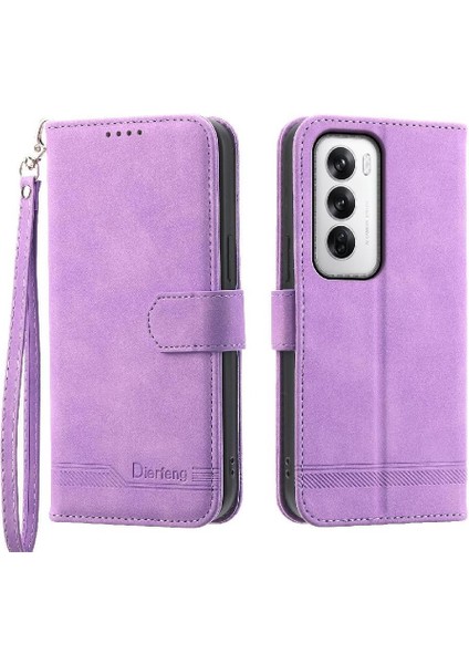 Oppo Oppo 12 5g Nakit Cep Manyetik Kapatma Kart Yuvaları Için Flip Case (Yurt Dışından)