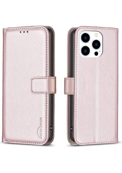 IPhone 16 Pro Çok Renkli Iş Deri Çanta Çoklu Kart Için Flip Case (Yurt Dışından)