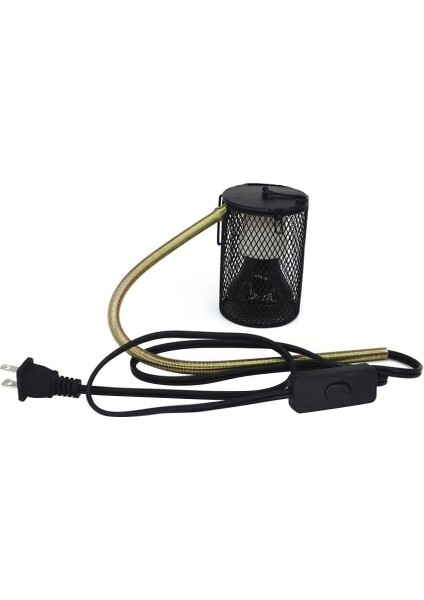 Kamuflaj Stili Sıcaklık Lambası Sürüngen Isı Lambası Evcil Hayvan Kafesi Isıtıcı Set Seramik Lamba Gölgelik Kış Malzemeleri (Yurt Dışından)