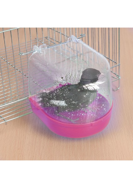 Açık Yeşil Tarzı Yeni Plastik Kuş Banyosu Kutusu Kuş Duşu Papağanlar Için Asma Kuş Kafesi Aynalı Banyo Küveti Kuşlar Için Su Banyosu Evcil Kuş Kasesi (Yurt Dışından)