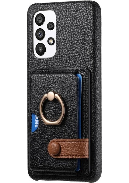 Samsung Galaxy A52 5g Kart Yuvaları Halka Standı Premium Dokulu (Yurt Dışından)
