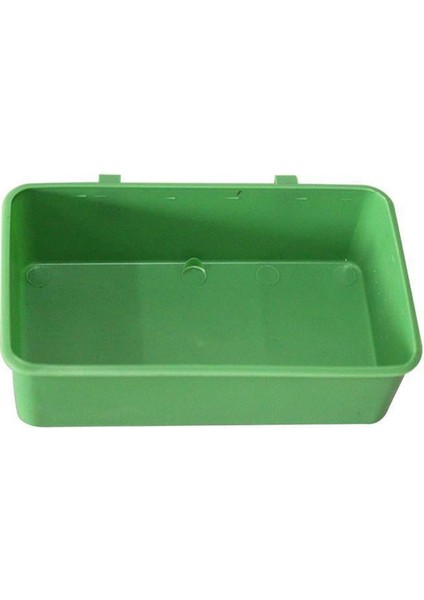 Yeşil Stil Yaratıcı Yeşil Kuş Yem Kabı Tepsi Plastik Kuş Papağan Yem Su Kafes Askı Aracı Pet Kuş Malzemeleri (Yurt Dışından)