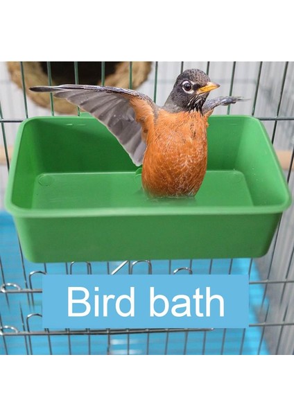 Yeşil Stil Yaratıcı Yeşil Kuş Yem Kabı Tepsi Plastik Kuş Papağan Yem Su Kafes Askı Aracı Pet Kuş Malzemeleri (Yurt Dışından) fiyatları