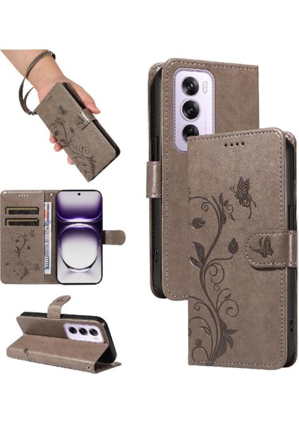 Oppo Hand 12 5g Için Kılıf ve Kart Yuvası El Yüksek ile Kabartmalı Kelebek (Yurt Dışından) indirimleri