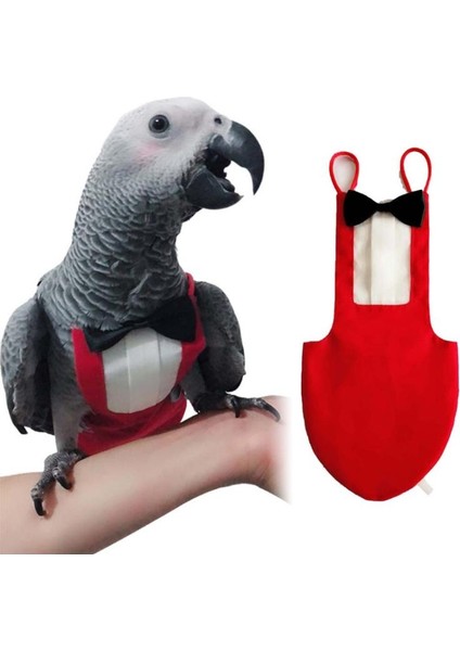 Xl Tarzı Yaka Bağlı Sevimli Kuşlar Uçuş Takımı Papağanlar Sevimli Okul Üniforma Smokin Iş Elbisesi Evcil Hayvan Bez Kıyafetleri Parti Malzemesi (Yurt Dışından) fırsatları