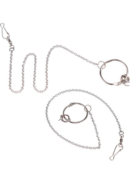 No.5 Tarzı Sl Paslanmaz Çelik Papağan Ayak Zinciri Isırma Karşıtı Uçma Eğitim Bileziği Ringa Macaw Muhabbet Kuşu Kakadu Kuşu Muhabbet Kuşu Kuş Malzemeleri (Yurt Dışından) fiyatları