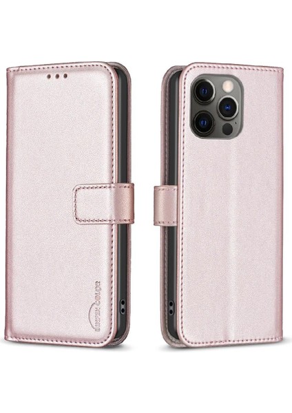 IPhone 12 Pro Çok Renkli Deri Kılıf Çoklu Kart Yuvası Için Flip Case (Yurt Dışından)
