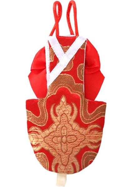 Kırmızı Stil M Beden Kanarya Için Kuş Bezleri Papağan Uçan Takımı Çin Geleneksel Kostüm Stili (Yurt Dışından)