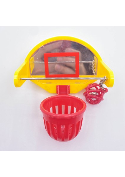 No.1 Tarzı Ev Evcil Kuş Eğitim Oyuncak Seti Etkileşimli Papağan Ekipman Seti Komik Kuş Aktivitesi Papağan Oyuncak Evcil Kuş Basketbol Kuş Aksesuarları (Yurt Dışından)