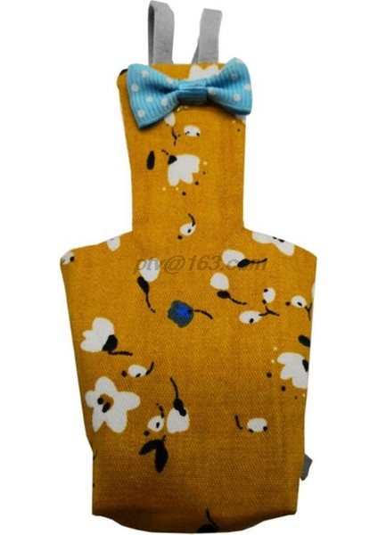 C Stili M Beden Papağan Bez Pantolonlu Yaka Bağlı Sevimli Renkli Meyve Çiçekli Muhabbet Kuşu Güvercin Küçük Orta Büyük Evcil Kuş Uçuş Takımı Kıyafetler Yıkanabilir (Yurt Dışından) indirimleri