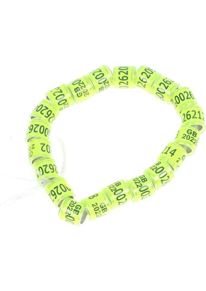 Lyl Stili Çok Renkli Güvercin Ayak Halkası ve Kelime Küpe Seti - Dayanıklı Kuş Halkası Yarış Kuşu Araçları Güvercin Halkası (Yurt Dışından)