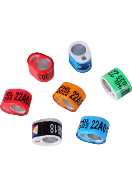 Yeşil Stil Phıl Ulticolor Güvercin Ayak Halkası Kimliği 8mm Dayanıklı Kuş Halkası Yarış Güvercini Açık Hava Eğitim Ayak Halkası (Yurt Dışından) fırsatları