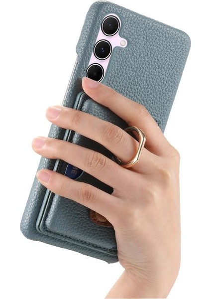 Samsung Galaxy Case 5g Halka Standı Premium Dokulu Deri Kart (Yurt Dışından) fırsatları
