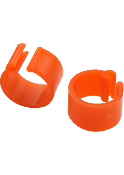 Açık Kırmızı 100 Adet Tarzı Kuş Güvercin Ayak Halkası On Renk Iç Çap 8mm Hafif Ağırlık Hareket Özgürlüğü Kümes Kuşu Halka Kuş Taşıma Kolay Kurulum (Yurt Dışından)