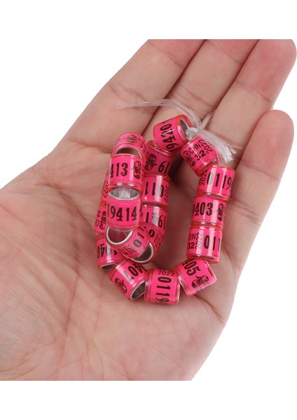 Kt Stili Çok Renkli Güvercin Ayak Yüzüğü ile Kelime Yüzüğü Kuş Küpeleri Dayanıklı Kuş Araçları (Yurt Dışından) modelleri