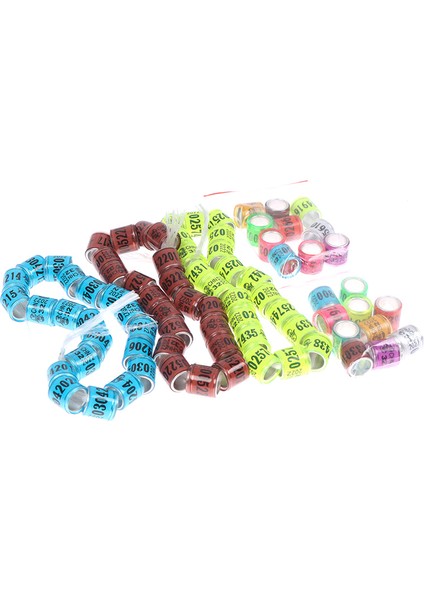 Kt Stili Çok Renkli Güvercin Ayak Yüzüğü ile Kelime Yüzüğü Kuş Küpeleri Dayanıklı Kuş Araçları (Yurt Dışından) indirimleri