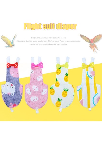 Karpuz Tarzı M Beden Kuş Papağan Bez Muhabbet Kuşu Güvercin Orta Büyük Evcil Kuşlar Uçuş Takımı Giysiler (Yurt Dışından) modelleri