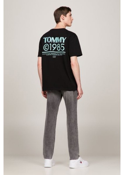 Tjm Reg 1985 Pop Tee Siyah Erkek Kısa Kol T-Shirt modelleri