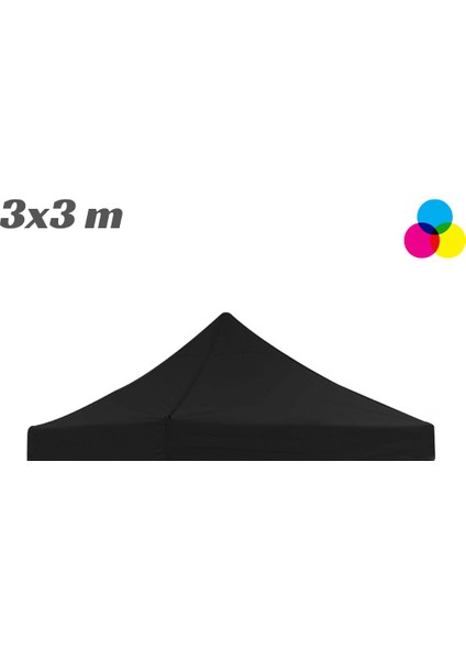 3X3M Katlanır Çardak Sadece Yedek Üst Branda