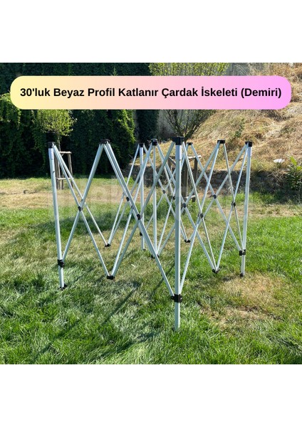 3X3M Katlanır Çardak Sadece Yedek Üst Branda