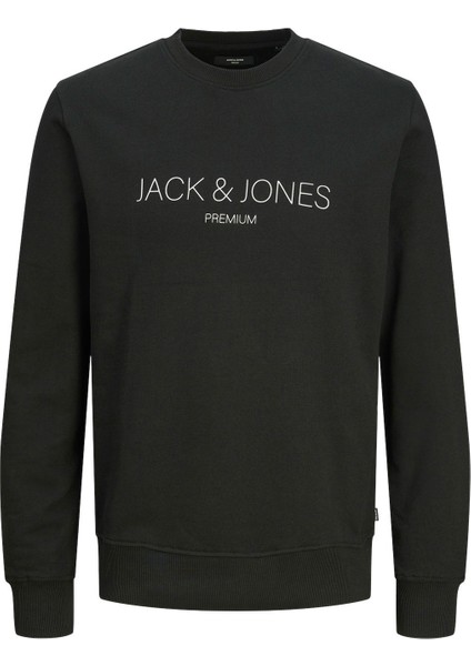 Jprblajared Sweat Crew Ne Siyah Erkek Sweatshirt