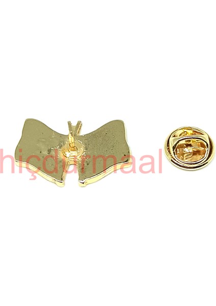 Azerbaycan Türkiye Flamalı Renkli Gold Renk Metal Rozet 1 Paket 12'li fırsatları